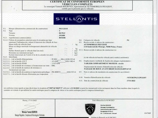 2023 peugeot boxer laadbak - 40000km - 7 pers. - trekhaak - afbeelding 44 van  53