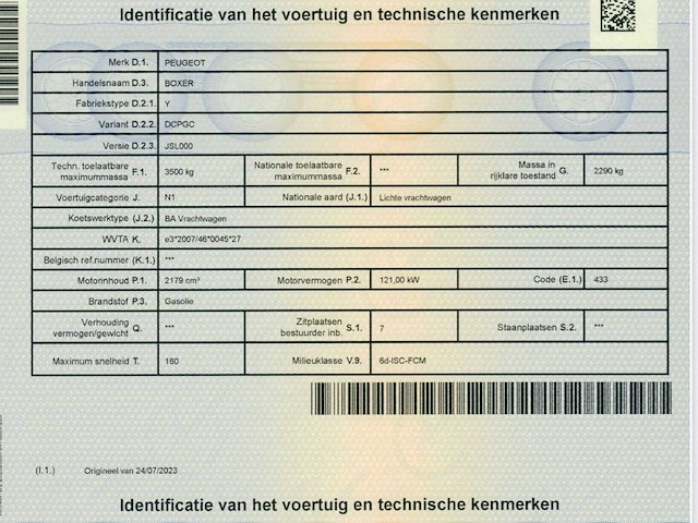 2023 peugeot boxer laadbak - 40000km - 7 pers. - trekhaak - afbeelding 49 van  53