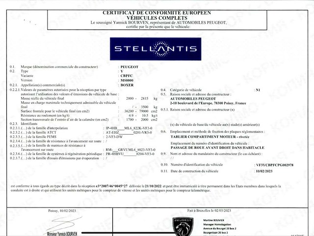 2023 peugeot boxer lichte vracht - 27000km - 3pers - trekhaak - afbeelding 44 van  53