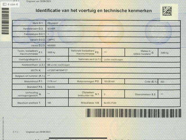 2023 peugeot boxer lichte vracht - 27000km - 3pers - trekhaak - afbeelding 49 van  53