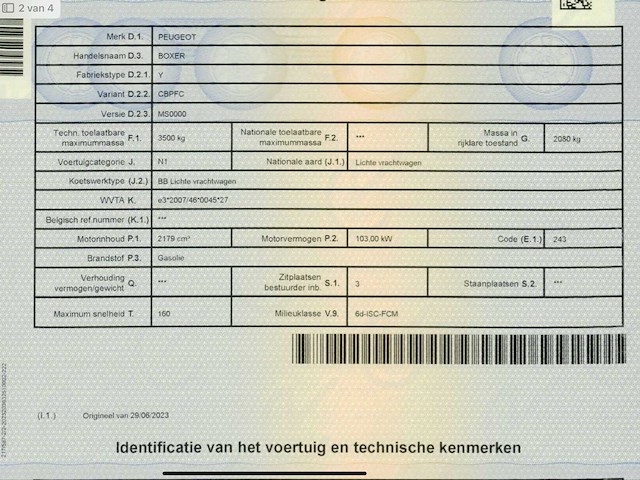 2023 peugeot boxer lichte vracht - 29000km - 3 pers. - trekhaak - afbeelding 32 van  55