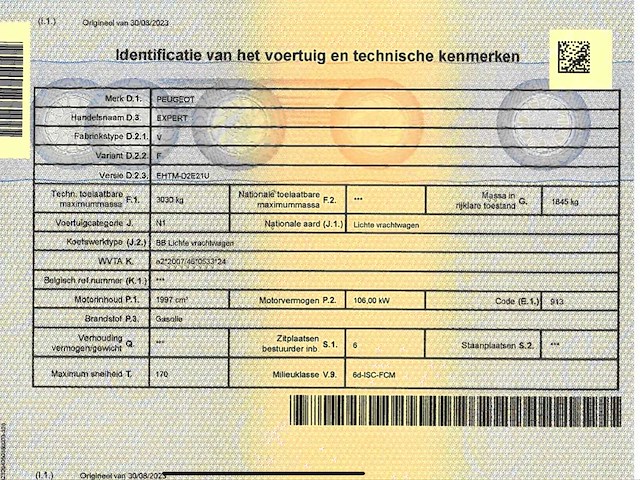 2023 peugeot expert lichte vracht - 46000km - 6 pers. - afbeelding 48 van  55