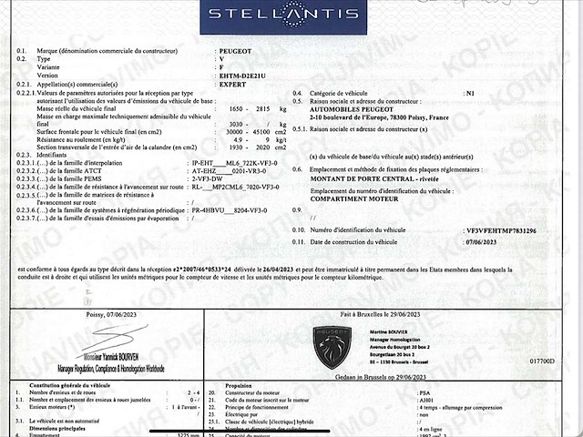 2023 peugeot expert lichte vracht - 46000km - 6 pers. - afbeelding 49 van  55