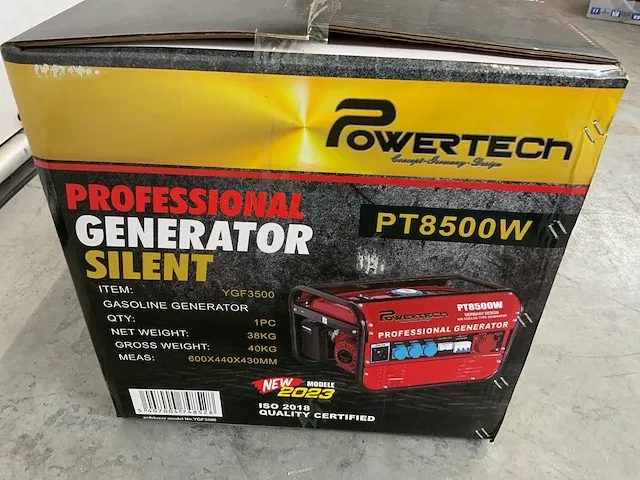 2023 powertech pt8500w stroomaggregaat 8500w - afbeelding 5 van  9