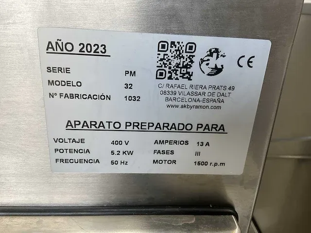 2023 ramon pm-32 menger vleesmolen - afbeelding 9 van  9
