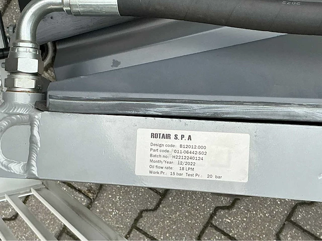 2023 rotair vrk dry ice hogedrukcompressor - afbeelding 2 van  12