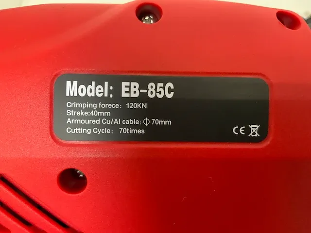 2023 rte eb-85c elektrische kabeltang 18v - afbeelding 6 van  6