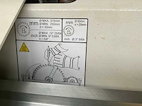 2023 scm minimax sc2c formaatcirkelzaagmachine - afbeelding 4 van  17