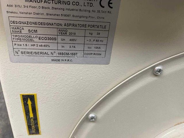 2023 scm minimax sc2c formaatcirkelzaagmachine - afbeelding 6 van  17