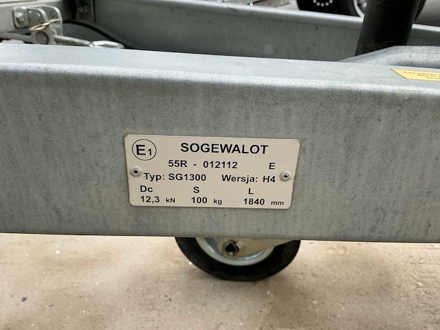 2023 sogewalot sg1300 aanhangwagen - afbeelding 6 van  9