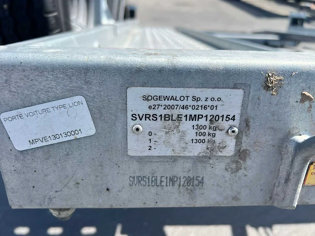 2023 sogewalt autotransporter - afbeelding 7 van  9