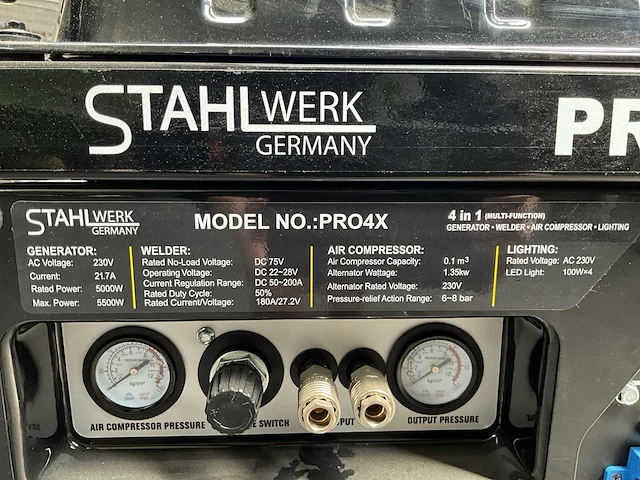 2023 stahlwerk pro4x stroomgenerator - afbeelding 8 van  9