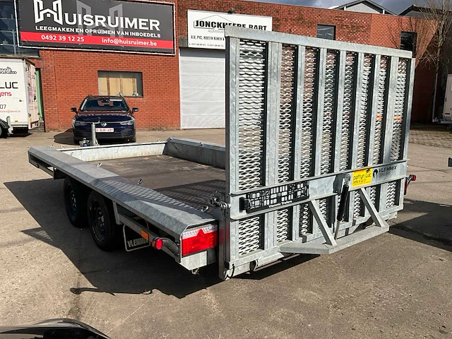 2023 vlemmix 35v machinetransporter aanhangwagen - afbeelding 12 van  14