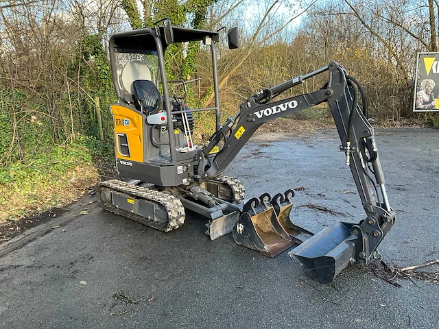 2023 volvo ecr18 elektrische minigraafmachine - afbeelding 4 van  25