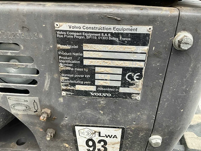 2023 volvo ecr25dfl minigraafmachine - afbeelding 20 van  28