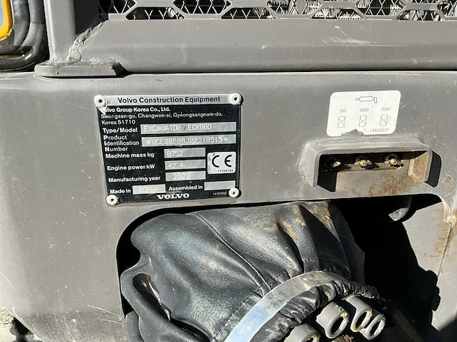 2023 volvo ecr88d pro - compact graafmachine - afbeelding 40 van  40