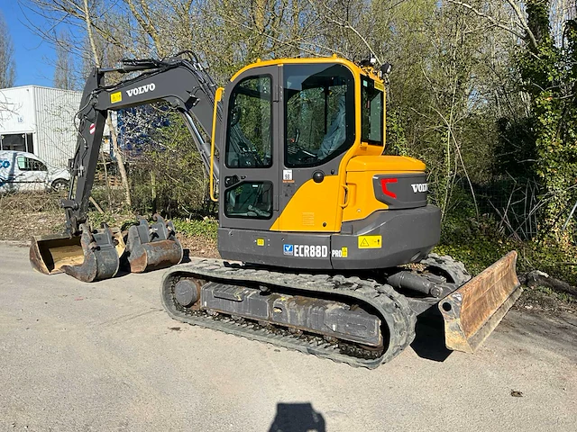 2023 volvo ecr88d pro - compact graafmachine - afbeelding 4 van  40
