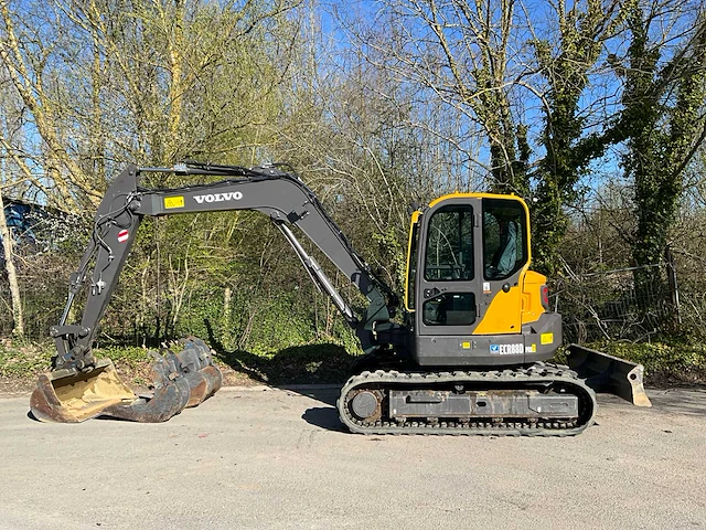 2023 volvo ecr88d pro - compact graafmachine - afbeelding 5 van  40