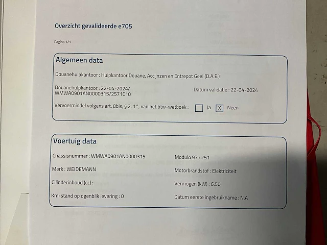 2023 weidemann 1190e kniklader electrisch - afbeelding 17 van  26