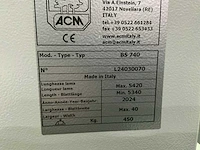 2024 acm bs 740 lintzaagmachine - afbeelding 6 van  14