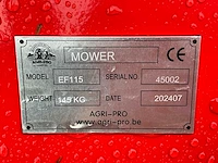 2024 agri pro ef115 klepelmaaier - afbeelding 9 van  9