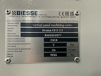 2024 biesse brema eko 2.1 verticale cnc bewerkingscentra - afbeelding 10 van  10