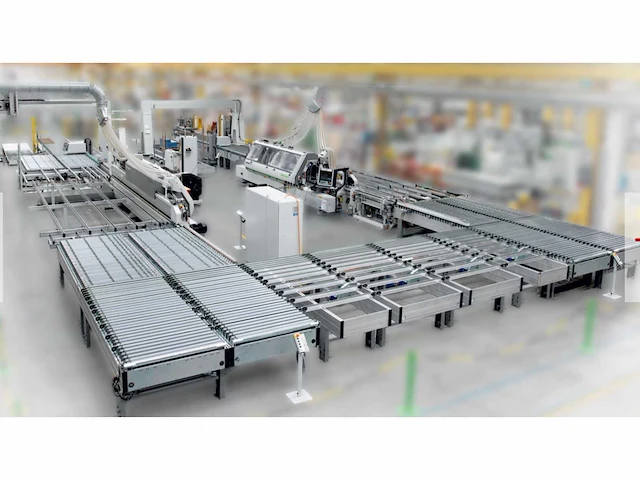 2024 biesse stream a.5.5 cnc enkelzijdige kantenlaanijmmachines + laadsysteem - afbeelding 1 van  15