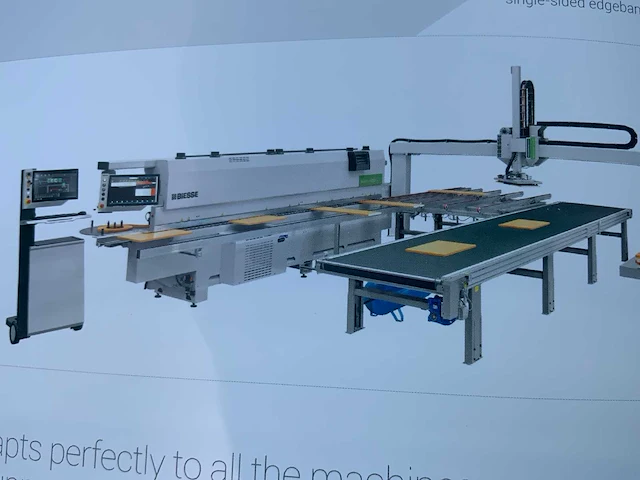 2024 biesse stream a.5.5 cnc enkelzijdige kantenlaanijmmachines + laadsysteem - afbeelding 9 van  15