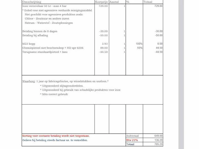 2024 böckmann kt4018/270 volledig ingericht voor industriële schoonmaak - afbeelding 31 van  40