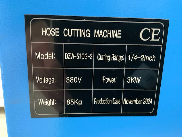 2024 dzw-51qg-3 hose cutting machine - afbeelding 18 van  20