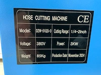 2024 dzw-51qg-3 hose cutting machine - afbeelding 18 van  20