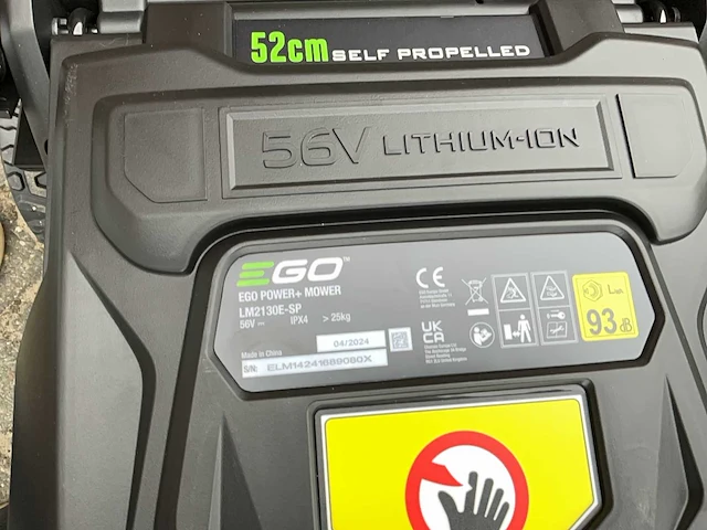 2024 ego lm2130e-sp grasmaaier - afbeelding 9 van  16