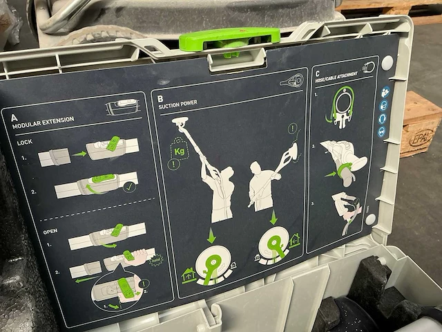 2024 festool planex lhs 2 225 schuurmachine - afbeelding 8 van  9