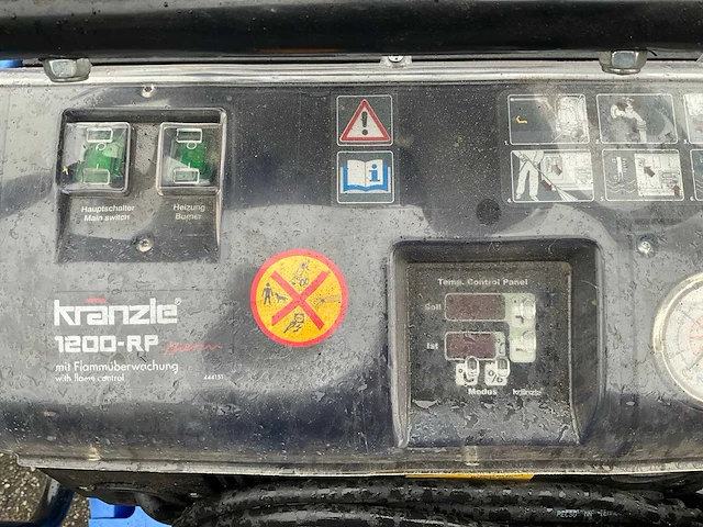 2024 kranzle rp1200 hogedrukreiniger - afbeelding 6 van  23