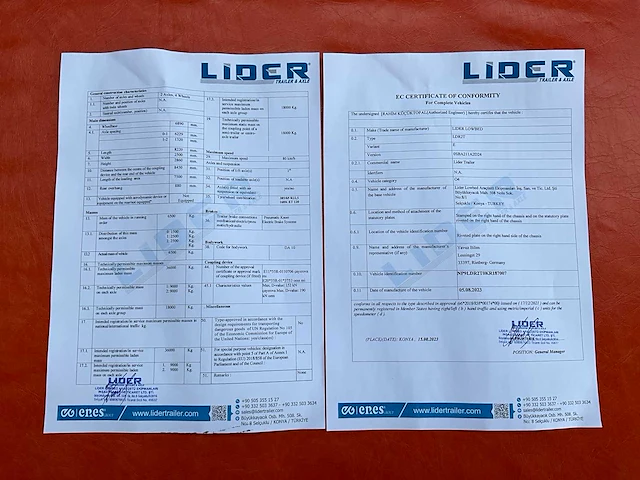 2024 lider ldr2t blauw hydraulische kipper voor vrachtwagen - afbeelding 26 van  32