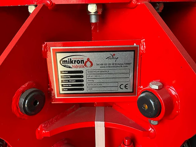 2024 mikron hidrolik mhb5 polyp grapple sorteergrijp - afbeelding 3 van  11