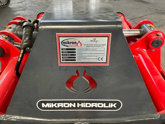 2024 mikron hidrolik mhk-e120 clamshell bucket graafbak 120cm - afbeelding 14 van  14