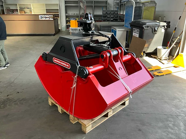 2024 mikron hidrolik mhk-e180 clamshell bucket graafbak 180 cm - afbeelding 4 van  11
