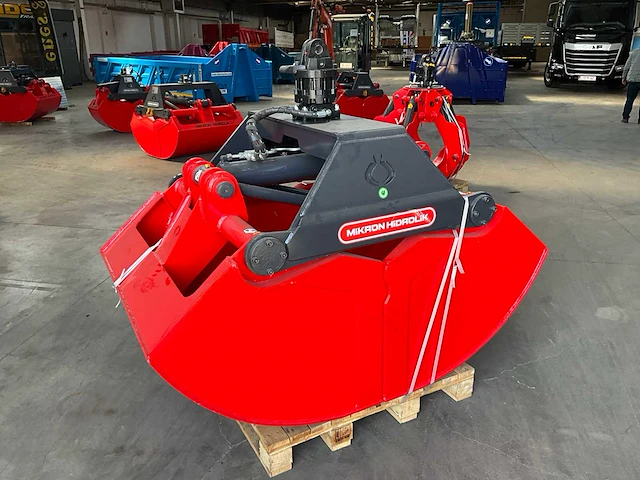 2024 mikron hidrolik mhk-e180 clamshell bucket graafbak 180 cm - afbeelding 6 van  11
