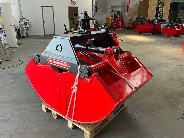 2024 mikron hidrolik mhk-e180 clamshell bucket graafbak 180 cm - afbeelding 7 van  11