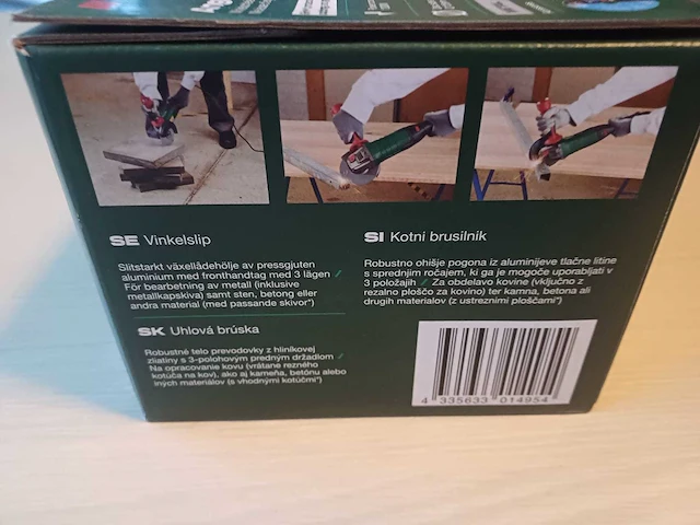 2024 parkside haakse slijpmachine (10x) - afbeelding 3 van  8