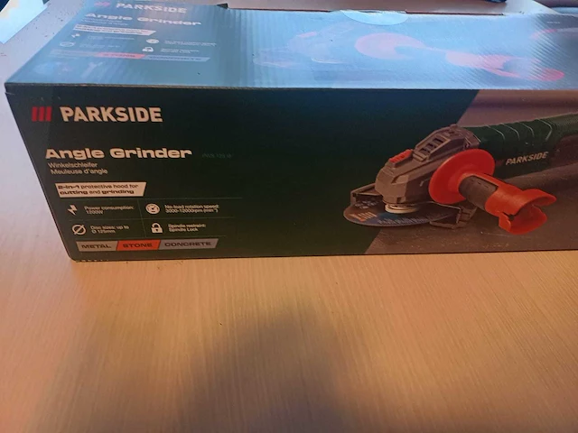 2024 parkside haakse slijpmachine (10x) - afbeelding 4 van  8