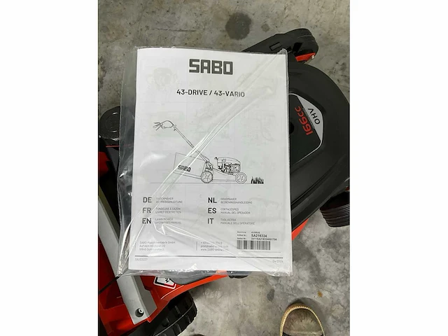 2024 sabo 43 drive grasmaaier - afbeelding 2 van  11