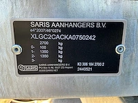 2024 saris c2c kipper aanhangwagen - afbeelding 9 van  18