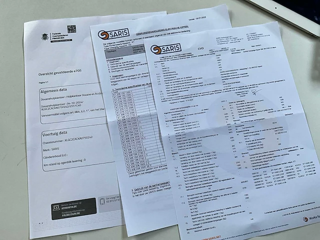 2024 saris c2c kipper aanhangwagen - afbeelding 10 van  18