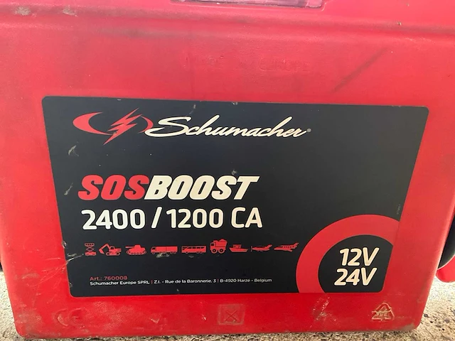2024 schumacher sos boost 2400/1200 ca garage inventaris, overig - afbeelding 6 van  14