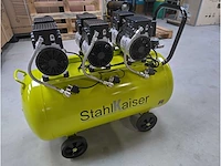 2024 stahlkaiser 100l 8 bar luchtcompressor - afbeelding 2 van  11