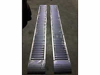 2024 tecno taglio ra.75x25nb paar aluminium oprijplaten met lip - afbeelding 2 van  6