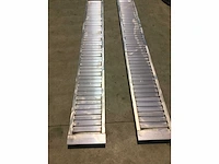 2024 tecno taglio ra.75x25nbg paar aluminium oprijplaten met haak - afbeelding 2 van  6