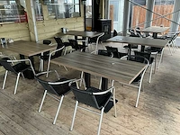 2024 terrastafel restauranttafels + 32 stoelen - afbeelding 1 van  9